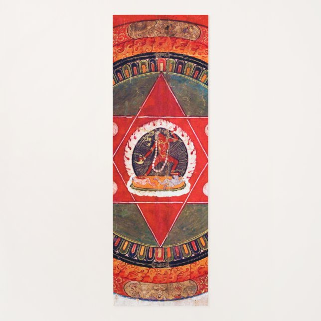 Mandala Cosmic Diagram for Meditation Yoga Mat (Front)