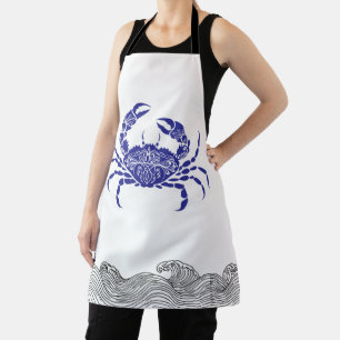Mandala Crab Apron