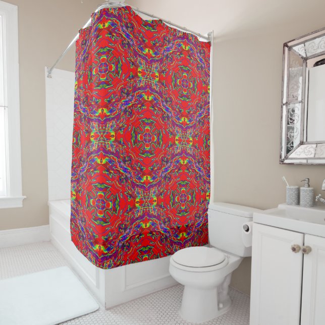 Mandala Crosses...... Shower Curtain (In Situ)