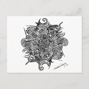 Mandala Customisable Postcard