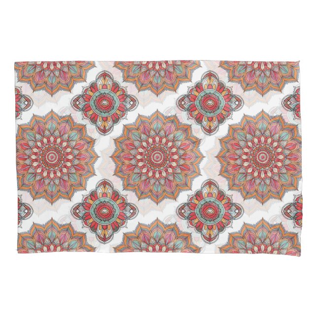 Mandala da Harmonia (Calmante and tranquilizer) Pillowcase (Front)