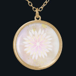 *~* Mandala Dahlia Pastel Peach Lavender AP2 Gold Plated Necklace<br><div class="desc">GOLD PLATED - ROUND MANDALA DAHLIA NECKLACE. (Search AP2 for similar design.) JEWELRY WITH INTENTION (R) - Energetically Enhanced Jewellery. As a professional distance spiritual energy healer since 2001, I have learned, developed and utilised the power of energy healing intention. All my JEWELRY WITH INTENTION (R) carries the healing energy...</div>