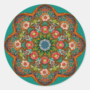 Mandala ~'Daily Focus 6.3.2015 Classic Round Sticker