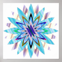 Mandala Damask Lotus Flower Art Elegant