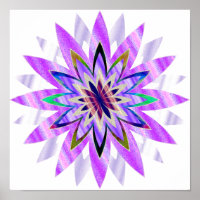 Mandala Damask Lotus Flower Art Elegant