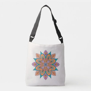 Mandala Decorativo de la India Crossbody Bag
