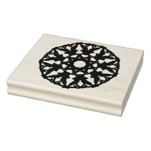 Mandala- dekoratives Muster in Rund