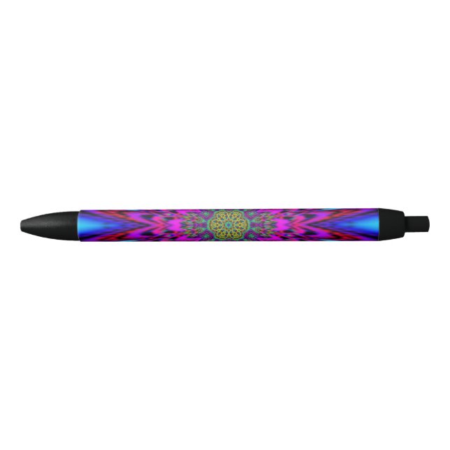  Mandala design Black Ink Pen (Front)