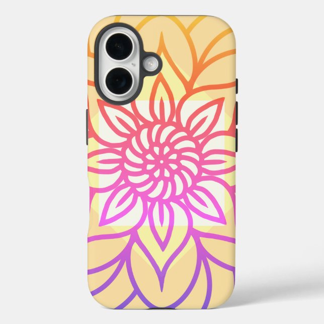 Mandala Design Light colour Case-Mate iPhone Case (Back)