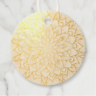 Mandala Design Original Art Favour Tags