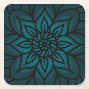 Mandala Design Paper Coaster