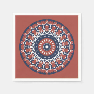 Mandala Design paper napkin
