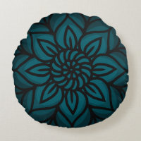 Mandala Design Round Pillow
