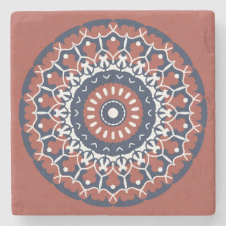 Mandala Design stone coaster