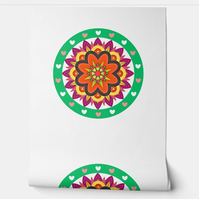 Mandala design wallpaper (Unrolling)