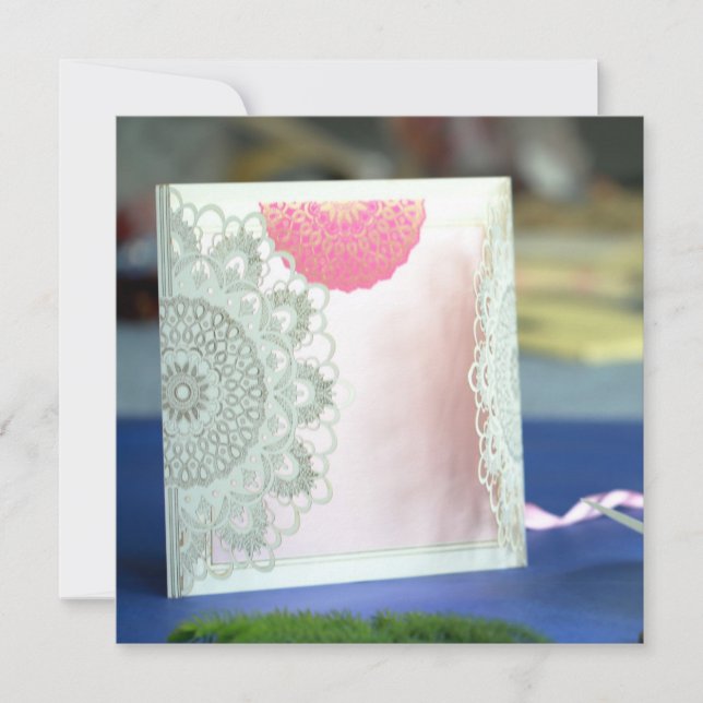 Mandala Designs Invites | IndianWeddingCards (Front)