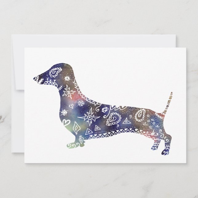 Mandala Dog  Postcard (Front)
