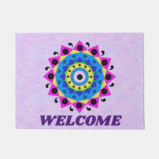 Mandala Door Mat (Front)