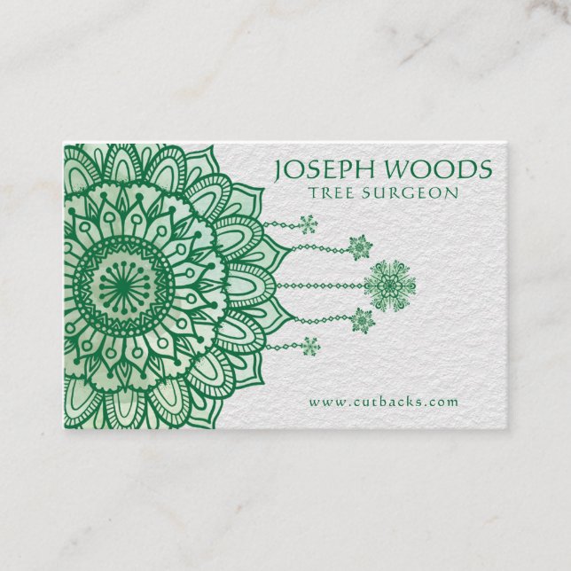 Mandala - Double-sided Business Card (Front)