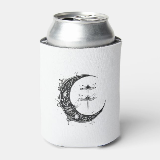 Mandala Dragonfly Gothic Dragonflies (1) Can Cooler (Can Front)