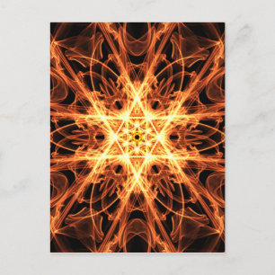 mandala estrela de davi.png postcard