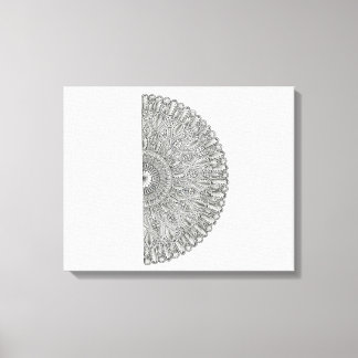 Mandala Fan Canvas Print
