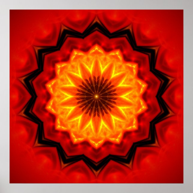 Mandala Fire Poster (Front)