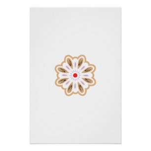 Mandala Flower Art Print Boho Decor