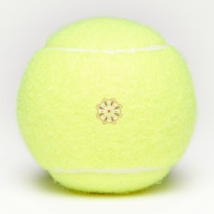 Mandala Flower Art Print   Boho Decor Tennis Balls