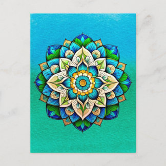 Mandala / Flower Design  Postcard