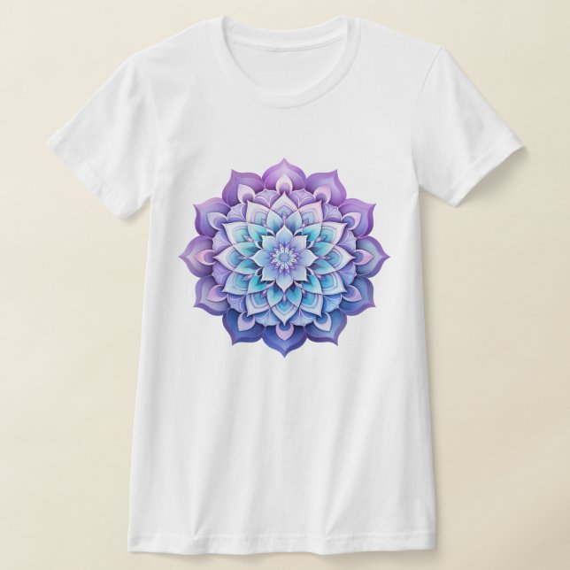 Mandala / Flower Design  T-Shirt (Laydown)