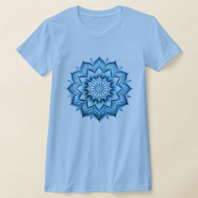Mandala / Flower Design  T-Shirt (Laydown)