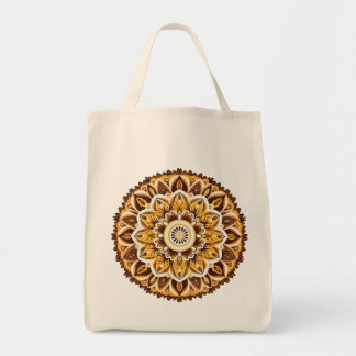 Mandala / Flower Design Tote Bag