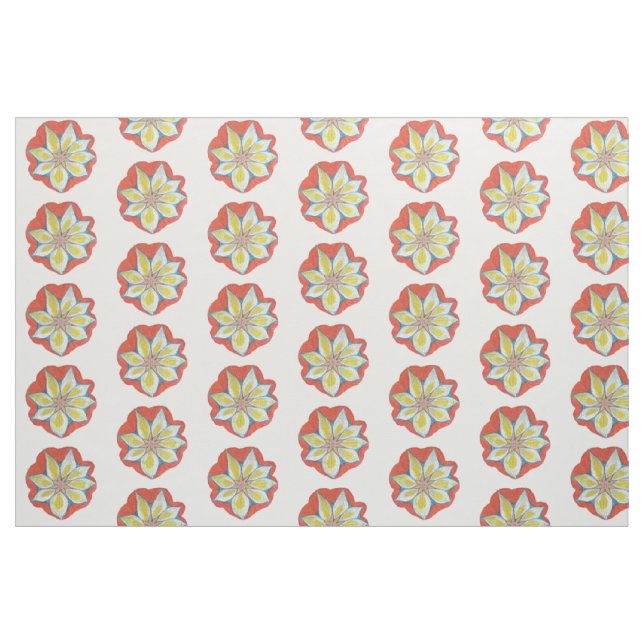 Mandala Flower Fabric (Fat Quarter)
