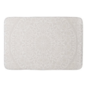Mandala Flower Geometric Design Art Bath Mat