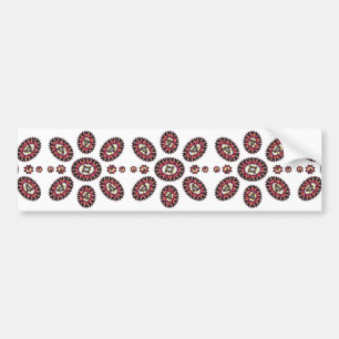 Mandala Flower Pattern Bumper Sticker