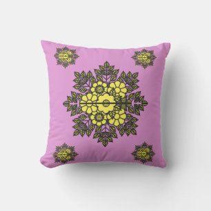 Mandala Flower Pattern Cushion