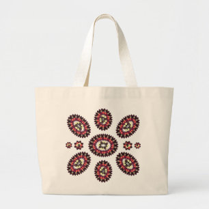 Mandala Flower Pattern Large Tote Bag