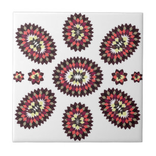 Mandala Flower Pattern Tile