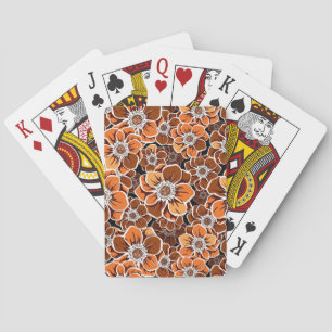 Mandala Flowers 2 Playing Cards