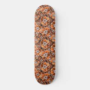 Mandala Flowers 2 Skateboard