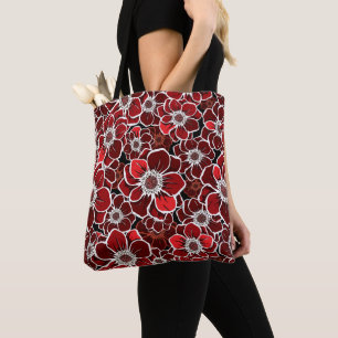 Mandala Flowers 4 Tote Bag