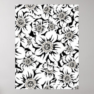 Mandala Flowers 6 Poster