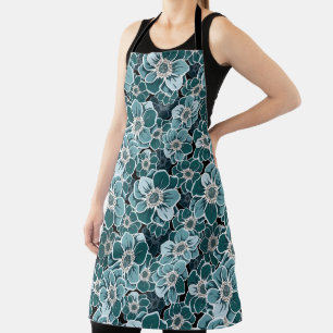 Mandala Flowers Apron