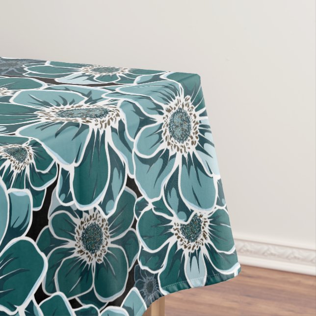Mandala Flowers Tablecloth (In Situ)