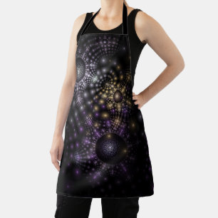 Mandala Fractal Art Psychedelic Universe Spheres  Apron