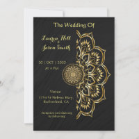 Mandala Gold Florist Wedding