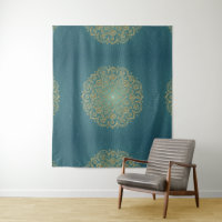 MANDALA Golden Rosette - Taperstry
