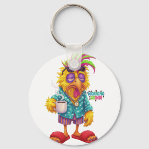 Mandala Hummingbird Spiritual T-Shirt - Bohemian N Key Ring