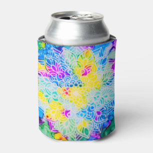 Mandala in Alcohol Ink Can Cooler